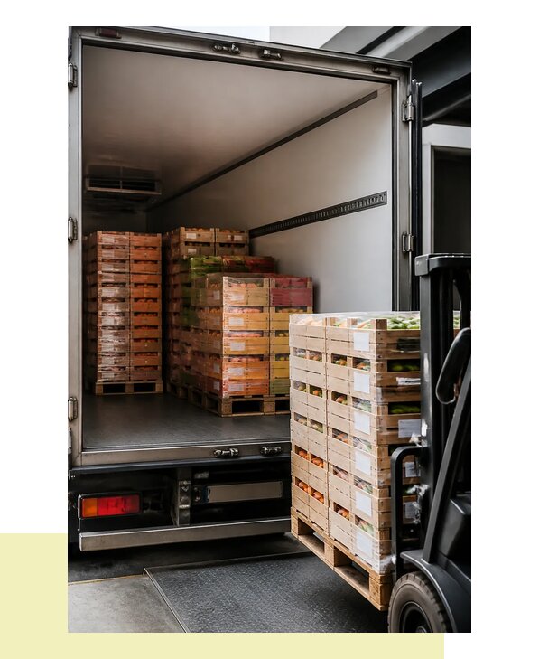 Перевозка сельхозпродукции на паллетах с доставкой в Переславль-Залесского